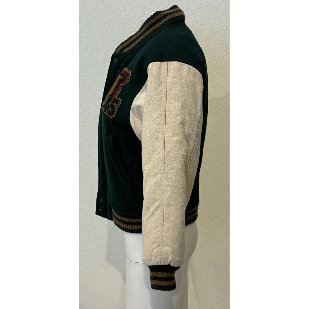 Vintage Jordache Wool Varsity Jacket Teen Girls M 12-14 Classic Retro‎ 80's 90's